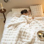 Plush Blanket | Soft Plush & Wool-Blend | Machine Washable