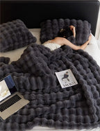 Plush Blanket | Soft Plush & Wool-Blend | Machine Washable