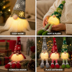 Plush Christmas Gnome | Battery-Powered LED & Soft Knit