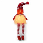 Plush Christmas Gnome | Battery-Powered LED & Soft Knit