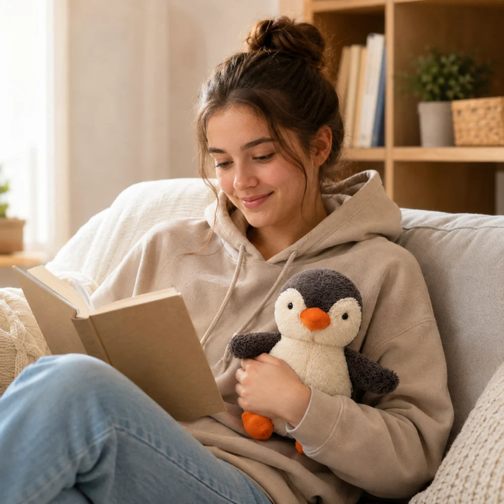 Plush Penguin Toy | Soft, Cuddly & Stress-Relief | Multiple Sizes