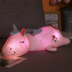 Plush Unicorn | LED Night Light & Velvet Filling | 60 cm