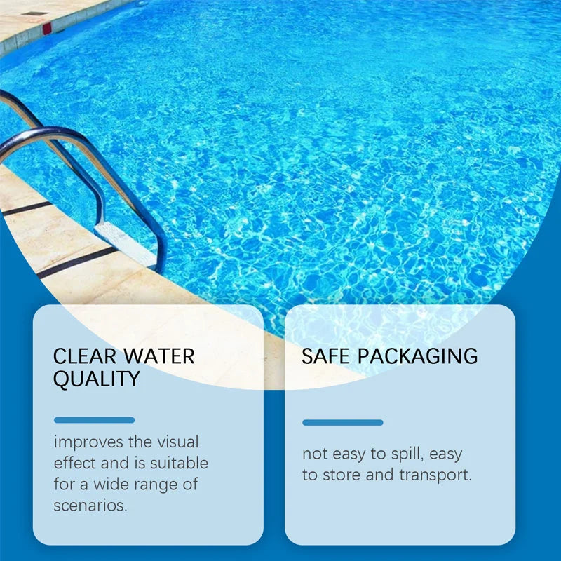Pool Water Clarifier | Fast-Acting Algae & Bacteria Removal | 100 ml