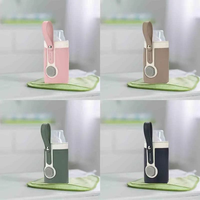 Baby Bottle Warmer | USB-Powered & Insulated Lining | One-Button Control