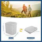 Portable Camping Toilet | Foldable & Ergonomic Seat | Supports Up to 400 Lbs