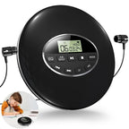 Portable CD Player | Anti-Skip & LCD Display | Battery Powered