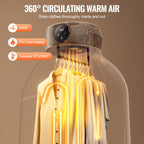 Portable Clothes Dryer | Warm-Air Circulation & Foldable Bag | 5-Hour Timer