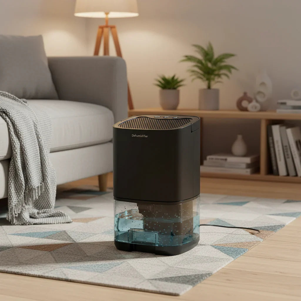 Portable Dehumidifier | Quiet & Compact | For Home & Office