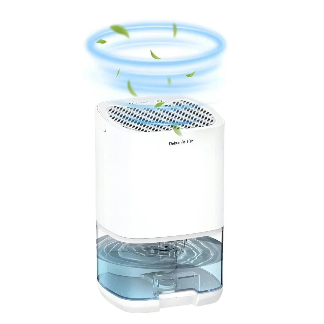 Portable Dehumidifier | Transparent Water Tank & Compact Tabletop