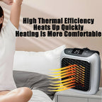 Portable Desk Heater | Quick Heat & Compact | 500W