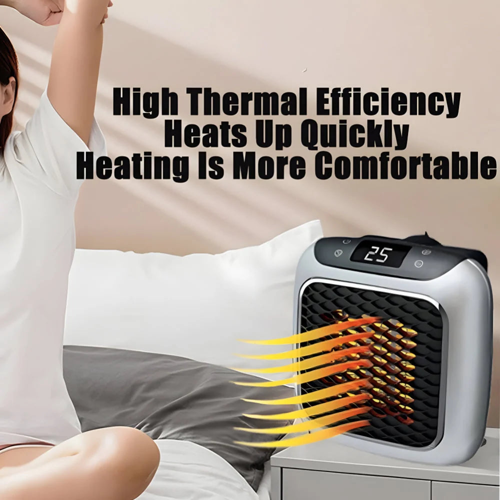 Portable Desk Heater | Quick Heat & Compact | 500W