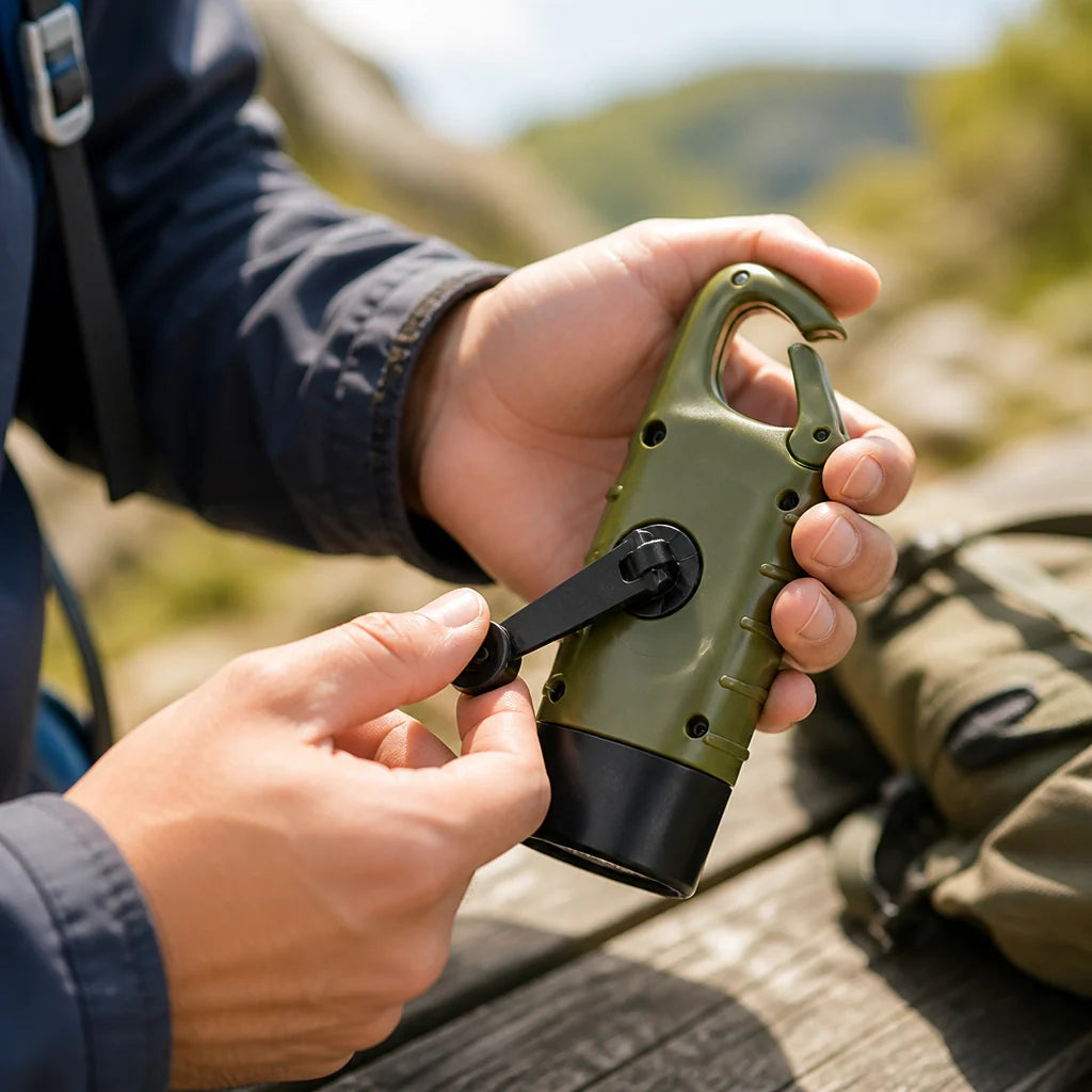Portable Flashlight | Solar-Powered & Battery-Free