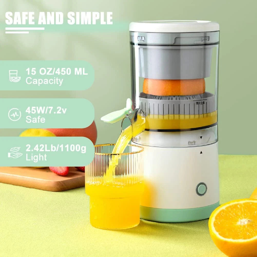 Portable Juicer | USB-Rechargeable & Compact | Easy to Clean