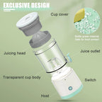 Portable Juicer | USB-Rechargeable & Compact | Easy to Clean