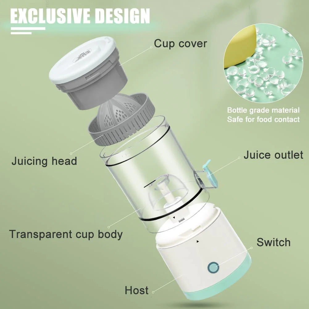 Portable Juicer | USB-Rechargeable & Compact | Easy to Clean