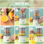 Portable Juicer | USB-Rechargeable & Compact | Easy to Clean