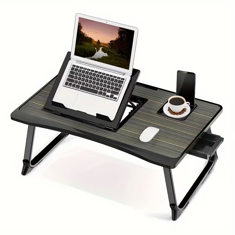 Portable Laptop Desk with Cup Holder