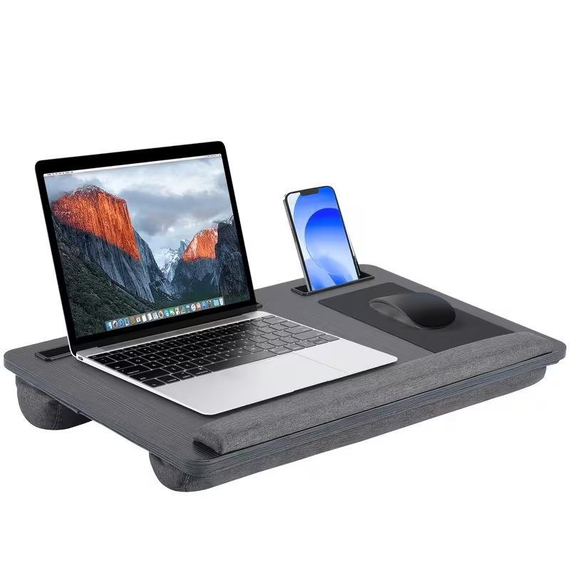 Portable Laptop Lap Desk with Wrist Rest