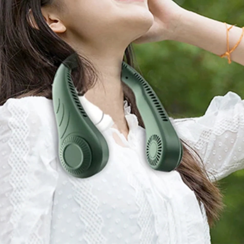 Portable Neck Fan | Blade-Free & Hands-Free | Up To 6-Hour Battery Life