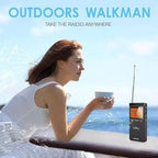 Portable Pocket AM/FM Radio | Digital Tuning & Weather Alerts