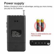 Portable Pocket AM/FM Radio | Digital Tuning & Weather Alerts
