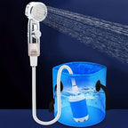 Portable Shower Pump | USB Rechargeable & Hose-Compatible