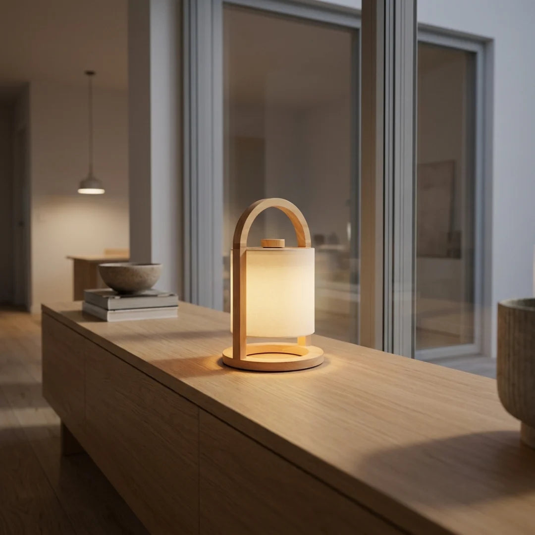 Portable Table Lamp | USB-C Rechargeable & Touch Dimming