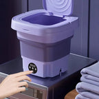 Portable Washing Machine | Foldable & Lightweight Spin Dryer | Three-Speed