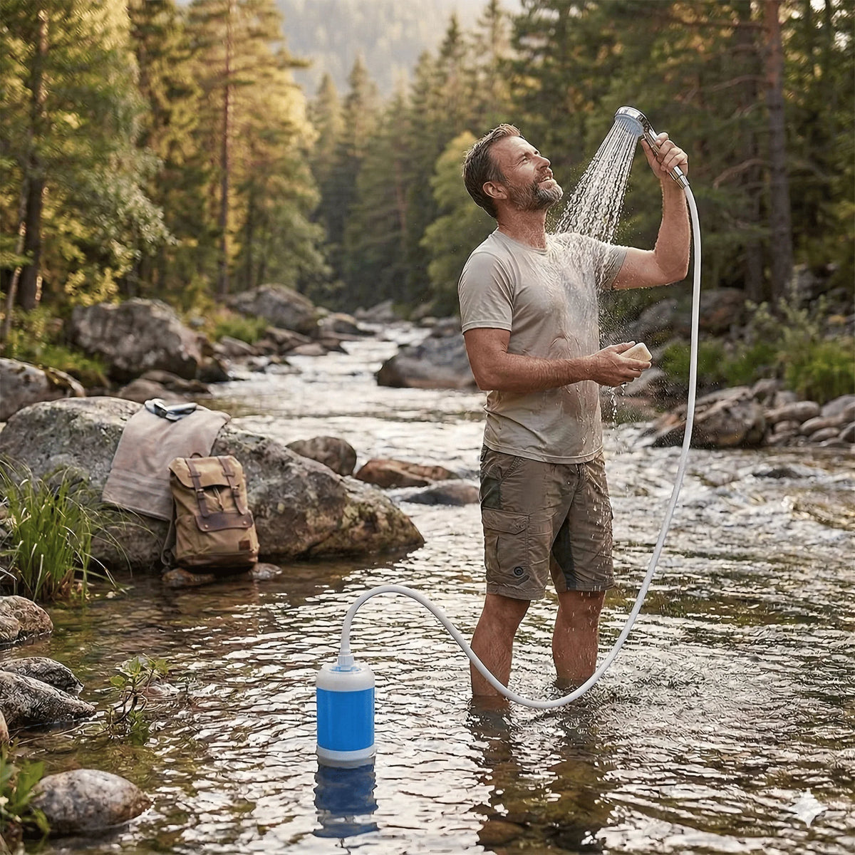 Portable Water Pump | USB-Rechargeable & Submersible | Up To 60 Min Runtime
