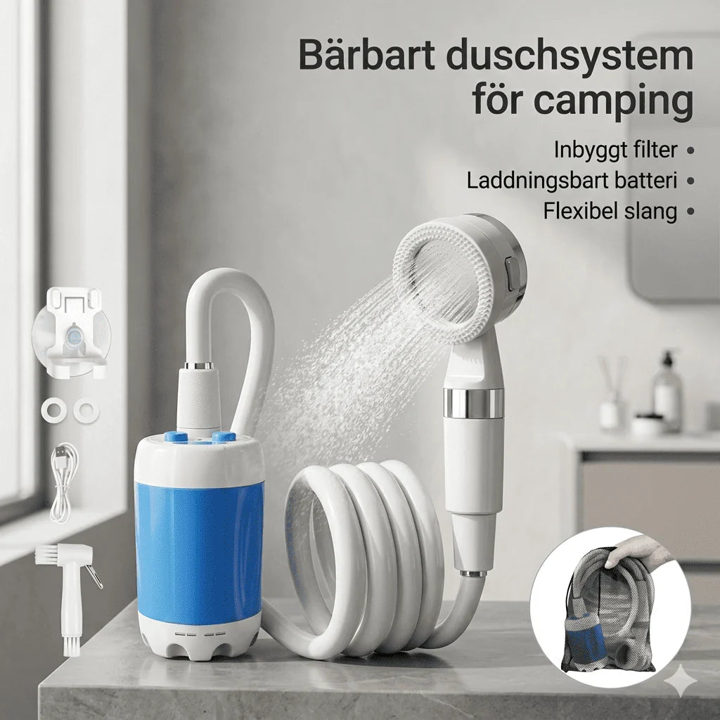 Portable Water Pump | USB-Rechargeable & Submersible | Up To 60 Min Runtime