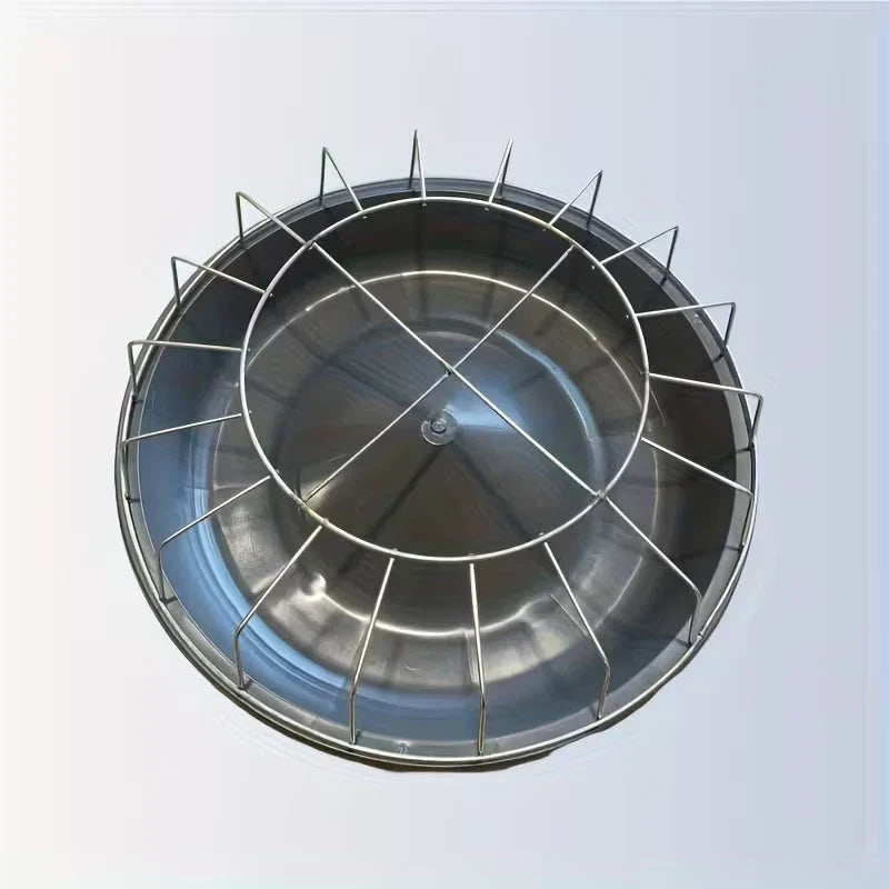 Poultry Feeder | 20-Compartment Divided Design | Impact-Resistant Steel Frame
