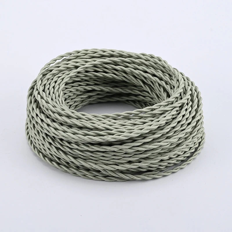 Power Cable | Textile-Covered & Decorative | 2×0.75 mm²