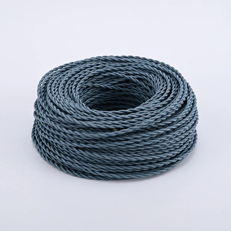 Power Cable | Textile-Covered & Decorative | 2×0.75 mm²