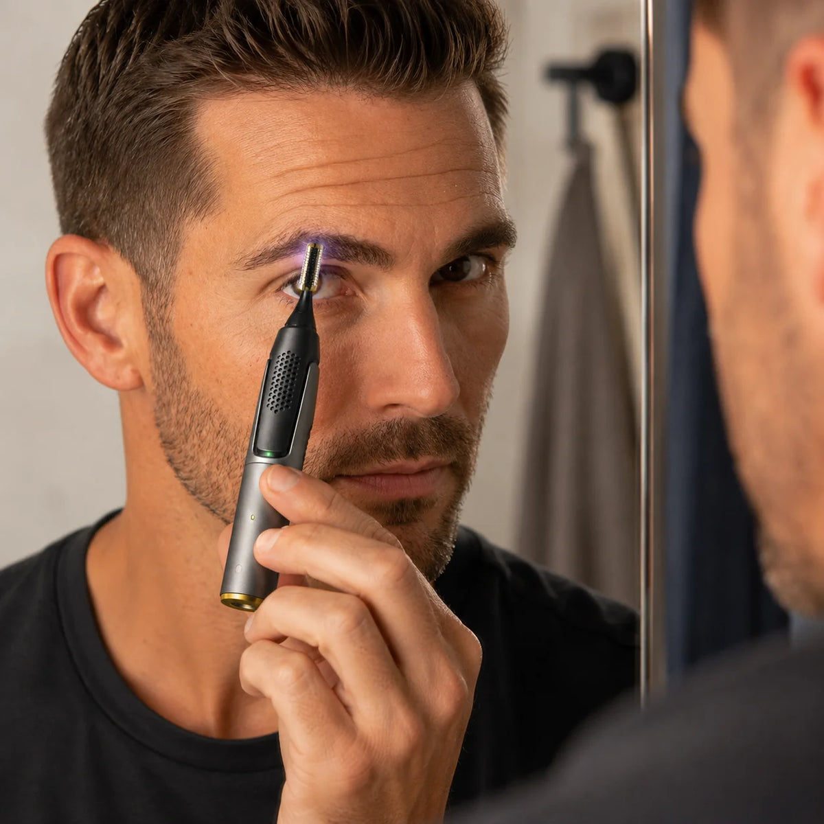 Precision Trimmer | Ultra-Fine Blade & LED Light | Travel-Ready