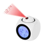 Projection Alarm Clock | Voice-Activated & Temperature Display
