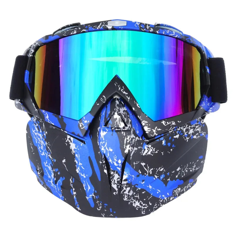 Protective Goggles & Mask | Fog-Free PC Lenses | TPU Frame