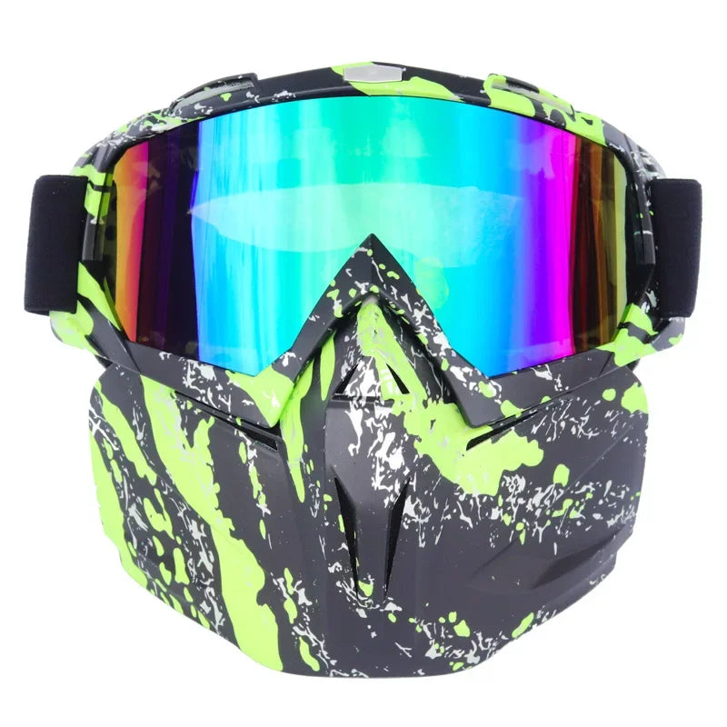 Protective Goggles & Mask | Fog-Free PC Lenses | TPU Frame