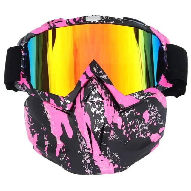 Protective Goggles & Mask | Fog-Free PC Lenses | TPU Frame