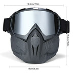 Protective Goggles & Mask | Fog-Free PC Lenses | TPU Frame