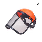 Protective Helmet | Stainless Steel Shell & Full-Face Visor | Adjustable Headband