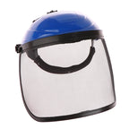 Protective Helmet | Stainless Steel Shell & Full-Face Visor | Adjustable Headband