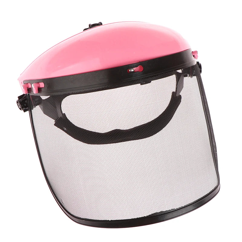 Protective Helmet | Stainless Steel Shell & Full-Face Visor | Adjustable Headband