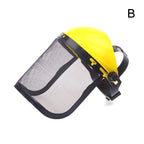 Protective Helmet | Stainless Steel Shell & Full-Face Visor | Adjustable Headband