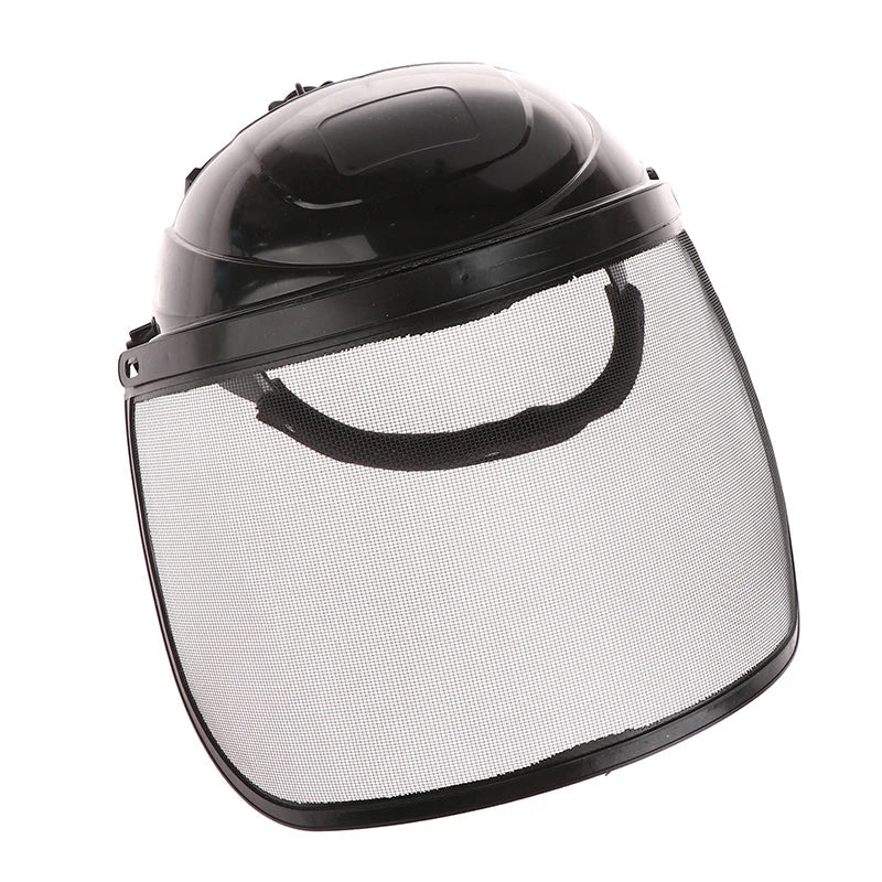 Protective Helmet | Stainless Steel Shell & Full-Face Visor | Adjustable Headband