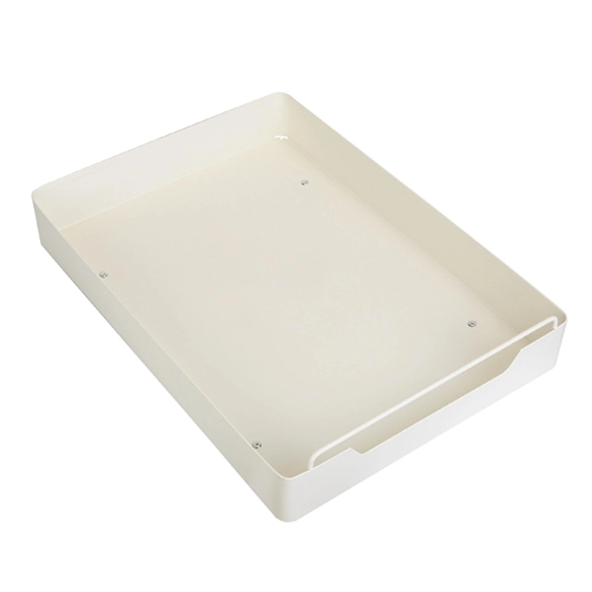 Pull-Out Cabinet Organizer | Sliding Carbon Steel Drawer | Adhesive No-Drill Mount