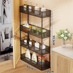 Pull-Out Storage Organizer | Slim Ventilated Mesh & Rust-Resistant Metal | 3-Tier