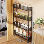 Pull-Out Storage Organizer | Slim Ventilated Mesh & Rust-Resistant Metal | 3-Tier