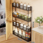 Pull-Out Storage Organizer | Slim Ventilated Mesh & Rust-Resistant Metal | 3-Tier