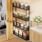 Pull-Out Storage Organizer | Slim Ventilated Mesh & Rust-Resistant Metal | 3-Tier