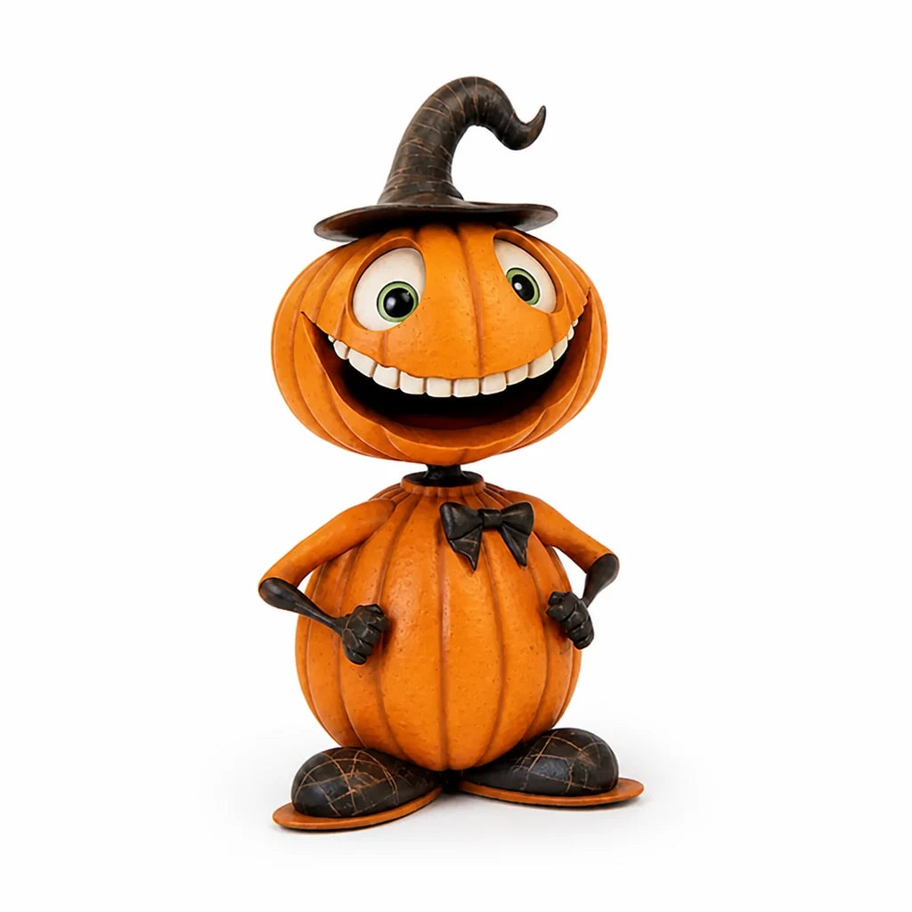 Pumpkin Figure | Weatherproof Resin & Colorfast